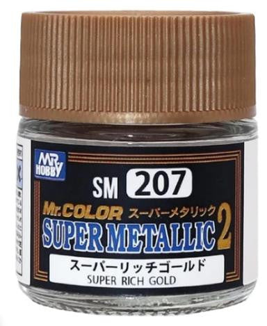 Gunze Sangyo Super Metallic Super Rich Gold Mr.Color 10ml SM207